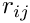 $r_{ij}$